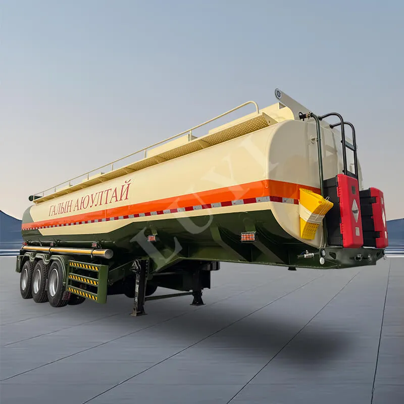 3 - gandar 40,000 liter 4-comparmin tangki minyak semi-trailer
