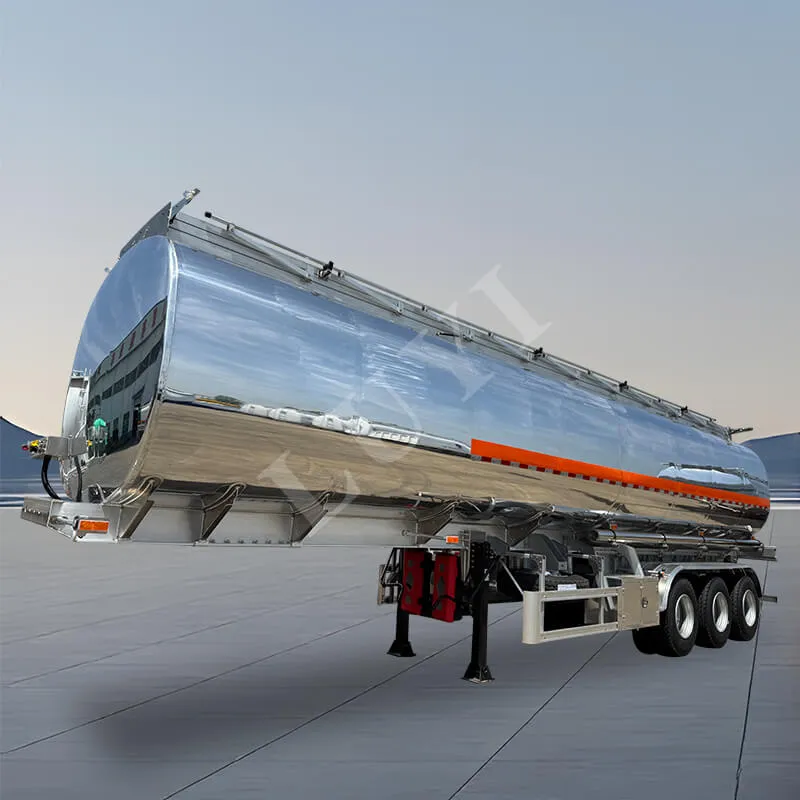 3 - gandar 45,000-literaliuminum Alloy Oil Tank Semi-Trailer