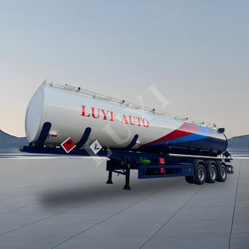 3 - gandar 50000L Tank Minyak Semi-Trailer