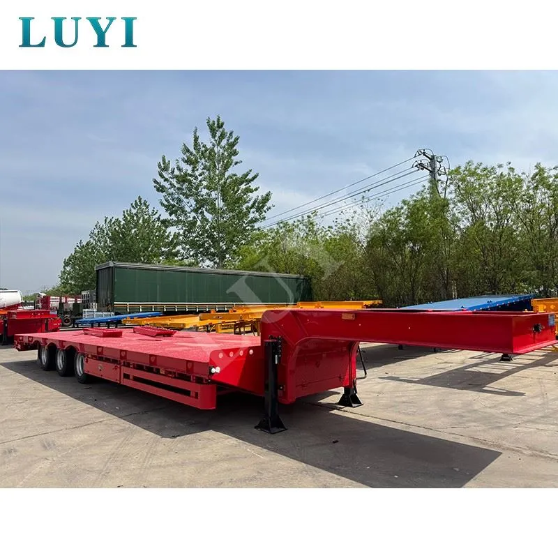 3-axle 80-ton Low-chassis Semi-trailer suppliers