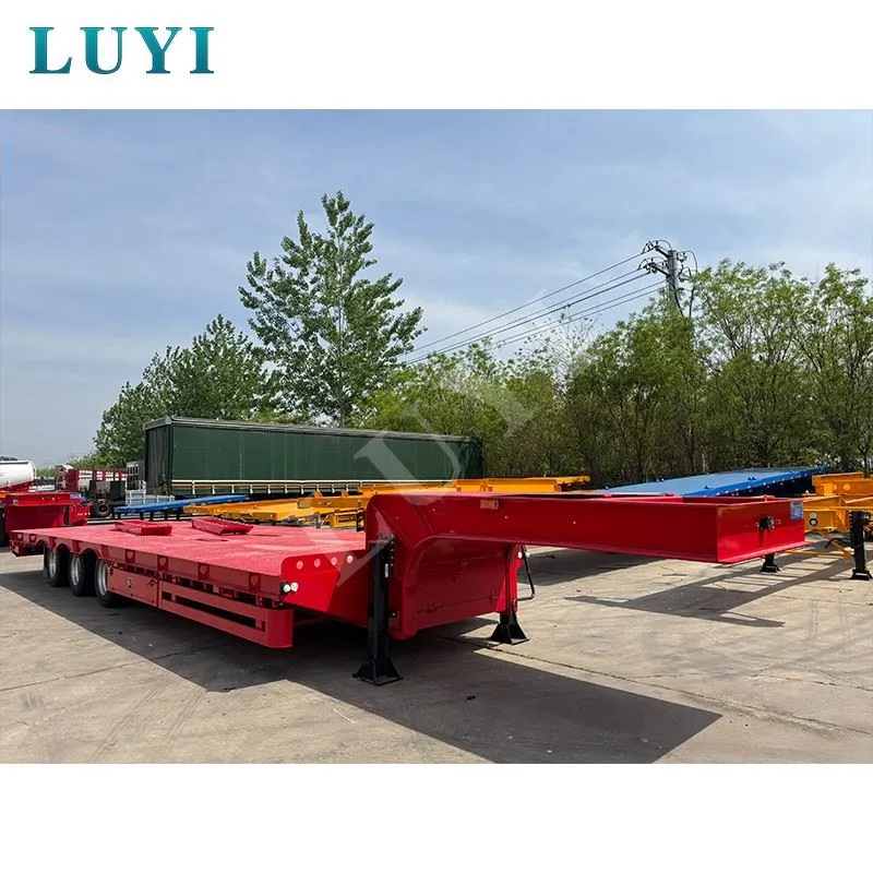 3-axle 80-ton Low-chassis Semi-trailer suppliers