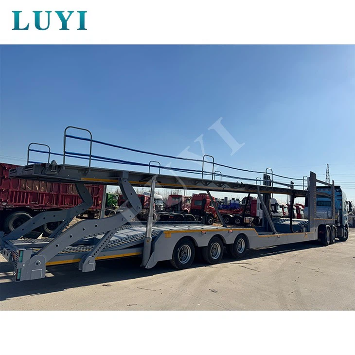 3 Gandar Double Deck 8 Kenderaan yang membawa treler Pengangkut Kereta Pengangkutan Pengangkutan