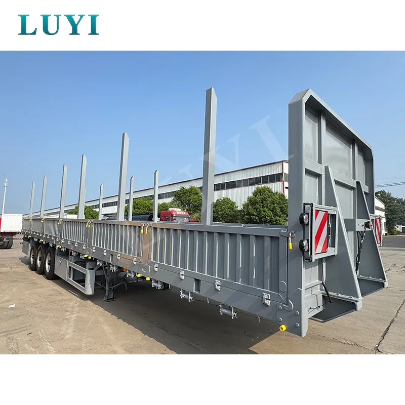 Luyi 3 - gandar semi-trailer dengan dinding sisi lajur