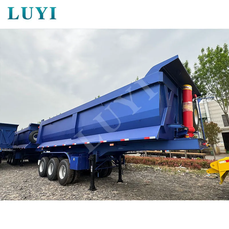 3-axle U-shaped Tipping Semi-treler
