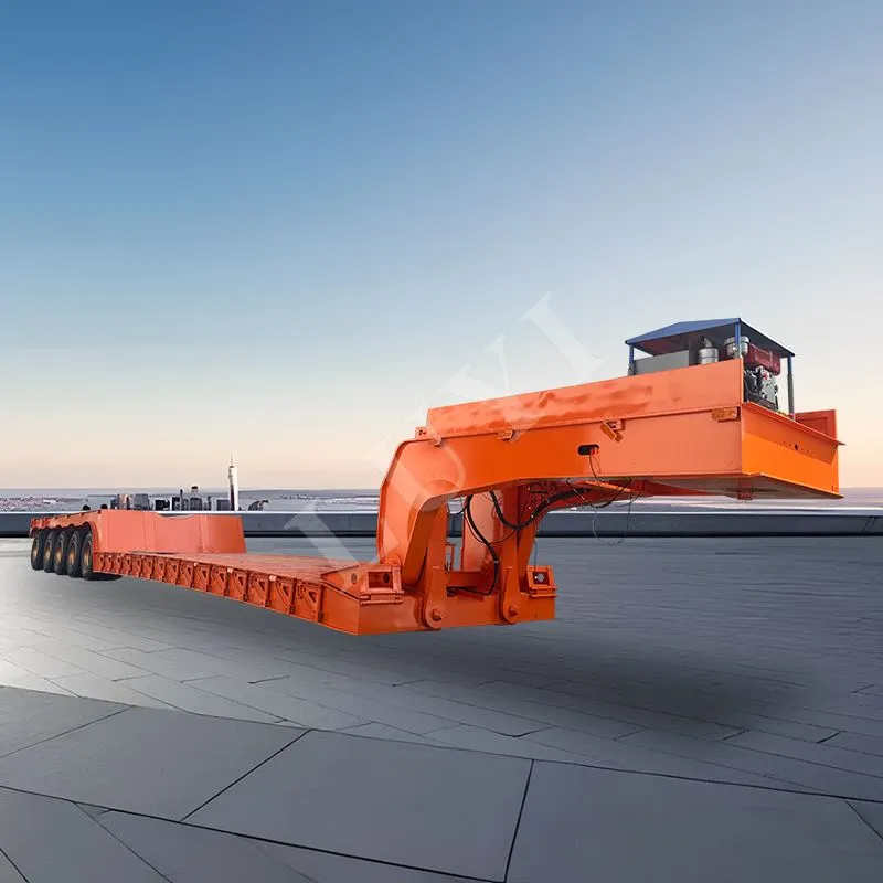 5 - gandar gooseneck lowboy semi-trailer