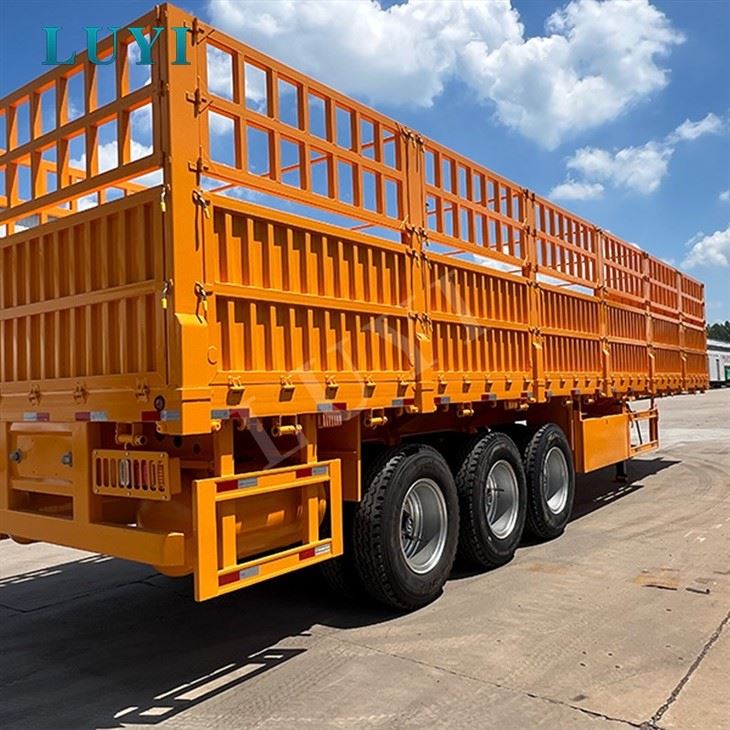 80 Ton 3‑Axle Stake Semi‑Trailer For Sudan Heavy Cargo Haulage best