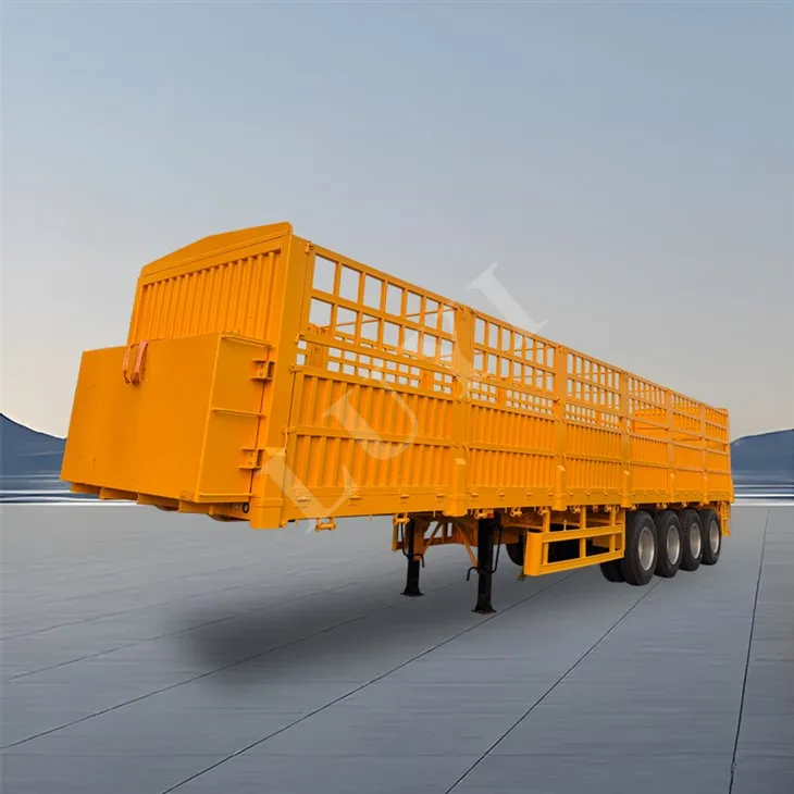 Panel sisi yang boleh dilepaskan 4 - gandar sisi dinding separuh - treler, 60 - tan dan 80-ton High-sided Semi-trailer