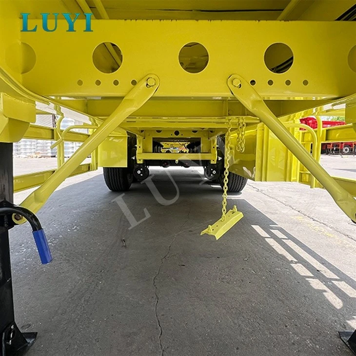Durable Tri Axle Dropside Semi Trailer factory Durable Tri Axle Dropside Semi Trailer factory
