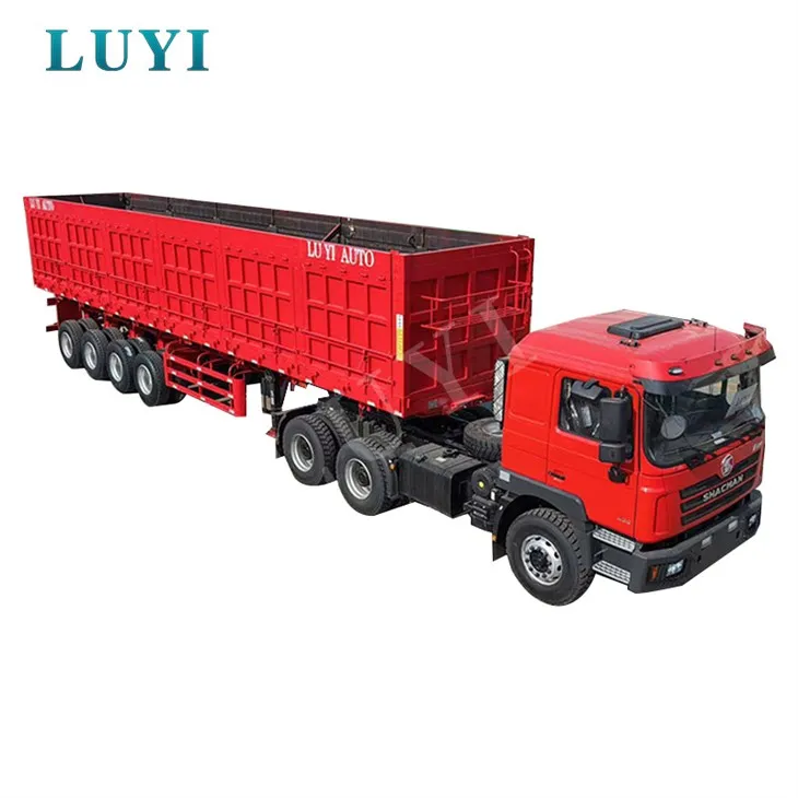 Jaminan Kualiti Semi Treler Side Dump Berkapasiti Tinggi