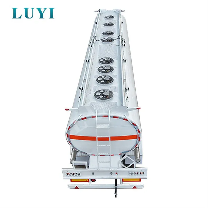 Treler Tangki Keluli Karbon 3 Gandar Baharu