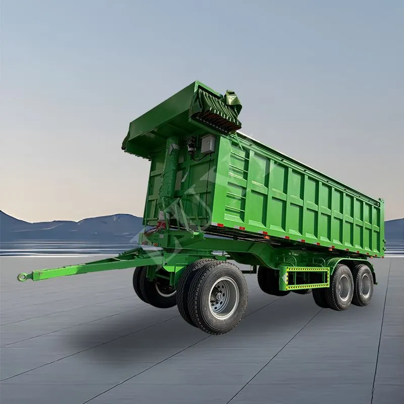 Dua - paksi segi empat tepat 30/50 padu belakang pemunggahan Semi - treler